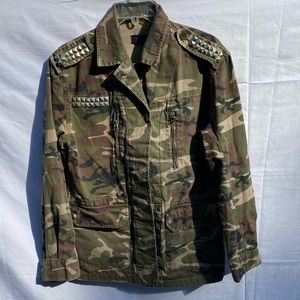 TopShop Army print Jacket